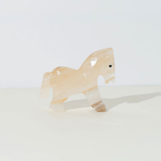 HORSE FIGURINE ONYX