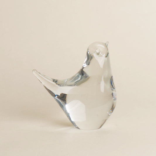 GLASS FIGURINE BIRD