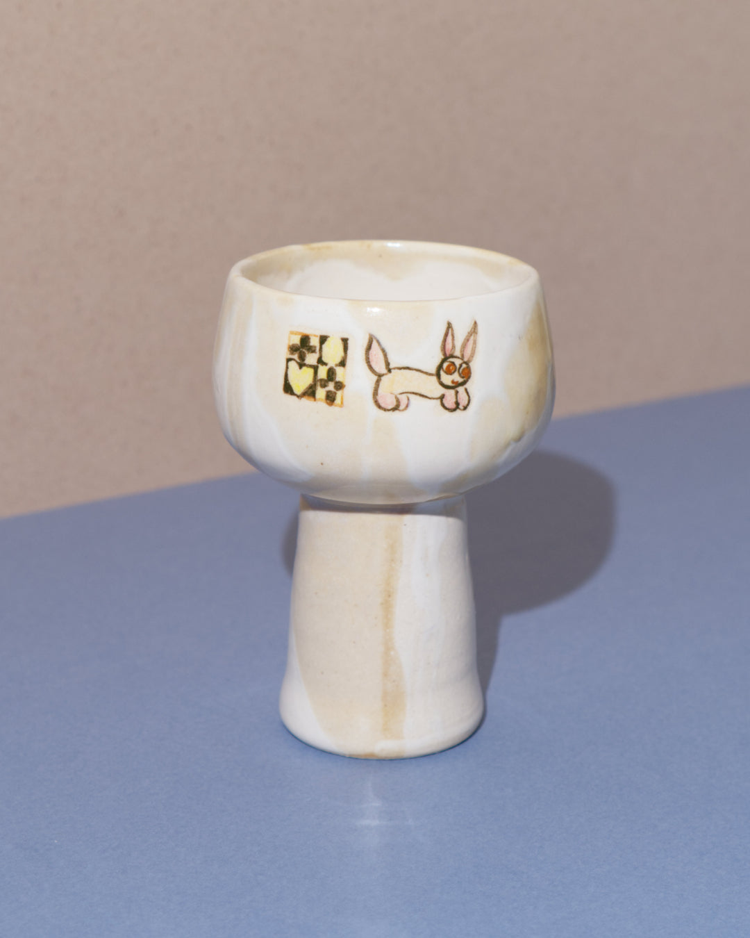 ANIMAL WITH LONG EARS GOBLET